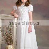 Hot Selling White 1-6 Years Old Baby Girls Summer Long Dress thumbnail-1
