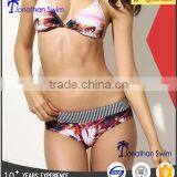 Western Sexy Colorful Triangle Nylon Spandex Bikini Swimsuits.