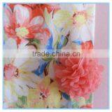 Wholesale Custom Super Comfortable Cotton Fabric Girl's Floral Leggings Stretch Colorful Pants Trousers thumbnail-5