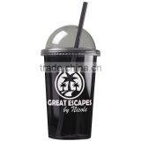 USA Made 20 oz Single Wall Acrylic Tumbler With Dome Lid And Straw - BPA/BPS-free and Comes With Your Logo thumbnail-6