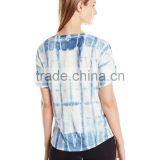 Women's Fashion Good Looking Short Sleeve Wholesale Tie Dye T-Shirt thumbnail-4
