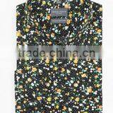 Black Floral Latest Mens Dress Shirt Fashion Shirt thumbnail-1