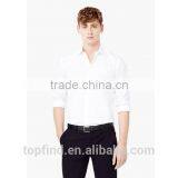 Classic Italian Essential White Color Slim-fit Men Shirt With Classic Collar thumbnail-1