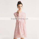 Guangzhou China The New Fashion Lace Dress Temperament Cultivate One's Morality Show Thin Long-sleeved Skirt thumbnail-1