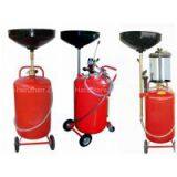 80L Wheel Mounted Pneumatic Waste Oil Drainer and Suction With Transparent Chamber thumbnail-2