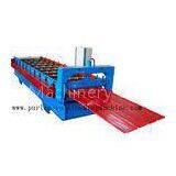 Metal Trapezoidal Cold Roll Forming Machine / Roofing Panel Roll Forming Equipment
