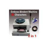 80-CHARACTERS Guaranteed 100% new manual PVC card embosser machine with indent machine