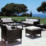 Balcony Contemporary Outdoor Furniture Teak Wood Sun Resistant Coffee Shop thumbnail-1