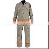 Hi-vis Reflective Coverall Meeting EN471 Standard with reflective strip