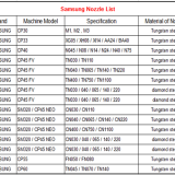Samsung Nozzles CP45 CN020 Nozzle J90551006A thumbnail-2