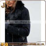 2017 Parka Women Clothing Faux Shearling Jackets Faux Fur Jackets Zip Fastening Coats Jin Ying Apparel Custom Clothing thumbnail-5