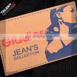 Custom Fashion Design Silk Printing Denim Leather Label Patch thumbnail-3