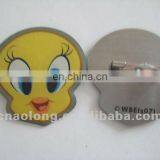 Customized Die Cut Zinc Alloy Label Pin Badges,metal Magnetic Button Badges With Own Logo thumbnail-2