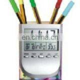 Digital Penholder Calendar Clock thumbnail-1