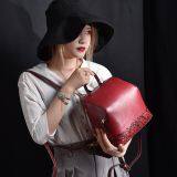 Summer 2019 Ladies Shoulder Bag Chinese Bag Vintage Leather Girl Bag thumbnail-2