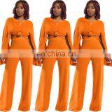 Plus Size Women Clothing 2 Piece Long Sleeve Top Loose Pant Outfit Two Piece Set thumbnail-3