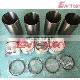 for 4D33-T 4D33T Rebuild Kit Piston Ring Liner Gasket Bearing CONROD thumbnail-2