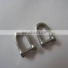 Stainless Steel Straight Dee Shackle With Flush Slotted Bolt for Marine and Industrial Rigging Aplications thumbnail-2