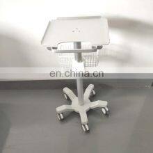 High Quality Stainless Steel and Aluminum Medical Instrument Electrocardiograph ECG Machine Trolley for Hospital thumbnail-2