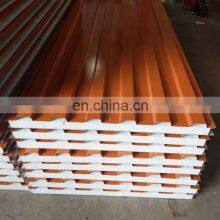 75mm Aluminum Rock Wool Sandwich Panel 1000 Square Meterassembled Prefab Builder Warehouse thumbnail-4