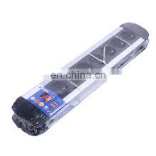 High Quality Brand Ingelec French 3 Pin Electric Socket Alloy Electrical Extension Multi Socket With Switch.