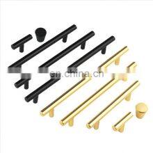 Thickened Two-Color Oem Modern Interior Door Black Aluminium Alloy Furniture Handles