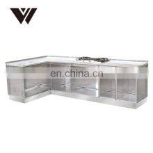 Custom Stainless Steel High Quality Simple Design Modern Kitchen Cabinet thumbnail-2