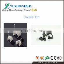 YUXUN Circle Nail Cable Clips 5MM /6MM /7MM For RG6/RG59 thumbnail-5