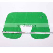 Ready to Ship Foldable PVC Flocking U Shape Air Inflatable Travel Neck Pillow For Airplane Travel thumbnail-2