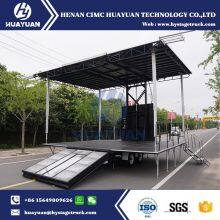 HUAYUAN ST180 Hydraulic Portable Mobile Stage Trailer thumbnail-4