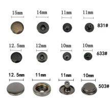 Factory Wholesale Hat Bag Clothing Press Snap Button Spring Snap Button Metal Snap Buttons thumbnail-2