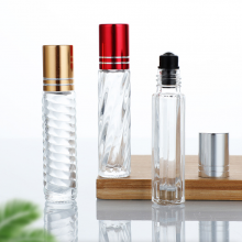 Круглые миниатюрные стеклянные флаконы для ароматического эссенциального масла с роллером и алюминиевой крышкой, объемом 5 мл, 10 мл, 15 мл thumbnail-5