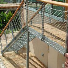 Wire Rope / Ferrule Rope Mesh Stainless Steel Net Stair Railing Mesh Protection Mesh Woven Diamond Plain Weave thumbnail-2