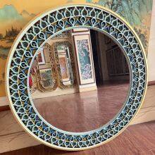 Hualun Guanse China Wholesale Wood Carving Decorative Mirror Luxury Hotel Wall Mirror for Middle East Project OEM Factory thumbnail-5