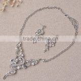 New Wedding Bride Rhinestone Crystal Necklace Set Wholesale thumbnail-5
