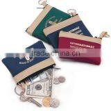 Small Nylon Zipper Coin Pouch/cheap Coin Wallet/cheap Coin Purse