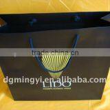 Luxury Black Paper Shopping Bag, Customer Design Packaging Bags thumbnail-4