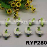 RYP2804 6pcs Chicken & 6pcs Swan Wood Clip thumbnail-1