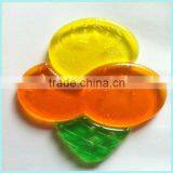 Newest Style High Quality Ice Gream Shaped Silicone Baby Teether Color Silicone Baby Teether