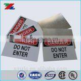 Plastic / Aluminum / Adhesive label custom printed safety signs 7 x 10in /10x 14in                        
                                                Quality Choice