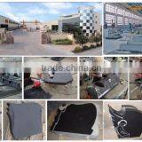 Absolute Black Granite Tombstone, China Black Cheap Headstones thumbnail-6