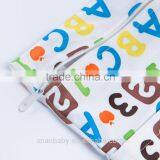 AnAnBaby Printed Pul Fabric Baby Diaper Bags With Zipper thumbnail-4