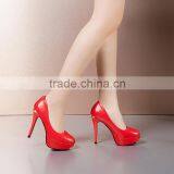 Brand Name Dressy Red High Heel Wedding Shoes thumbnail-2