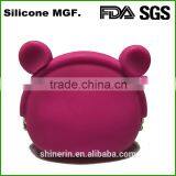 Ladies Fashion Wallet Oem Animal Shape Silicone Coin Purse Pocket Case thumbnail-2