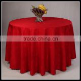 100% polyester material red color elegant beauty design tablecloth for home decoration