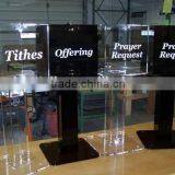 High-end Acrylic Donation Boxes, Magnetic Acrylic Donation Box With Lock thumbnail-4