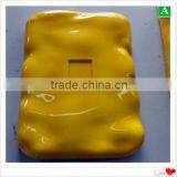 Thermoforming Thick Sheet ABS+PC Plastic Yellow Shell for Luggage thumbnail-6