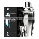 Personalised Premium Home Bar Stainless Steel Spiral Line Cocktail Shaker thumbnail-5