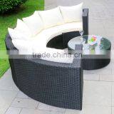 Patio Round Semic Circle Garden Wicker Sofa Quality Choice thumbnail-6