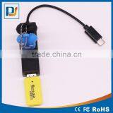 USB 3.1 Type-C Hub With 3 Ports USB 2.0 and Card Reader for the Latest USB C Laptop thumbnail-3